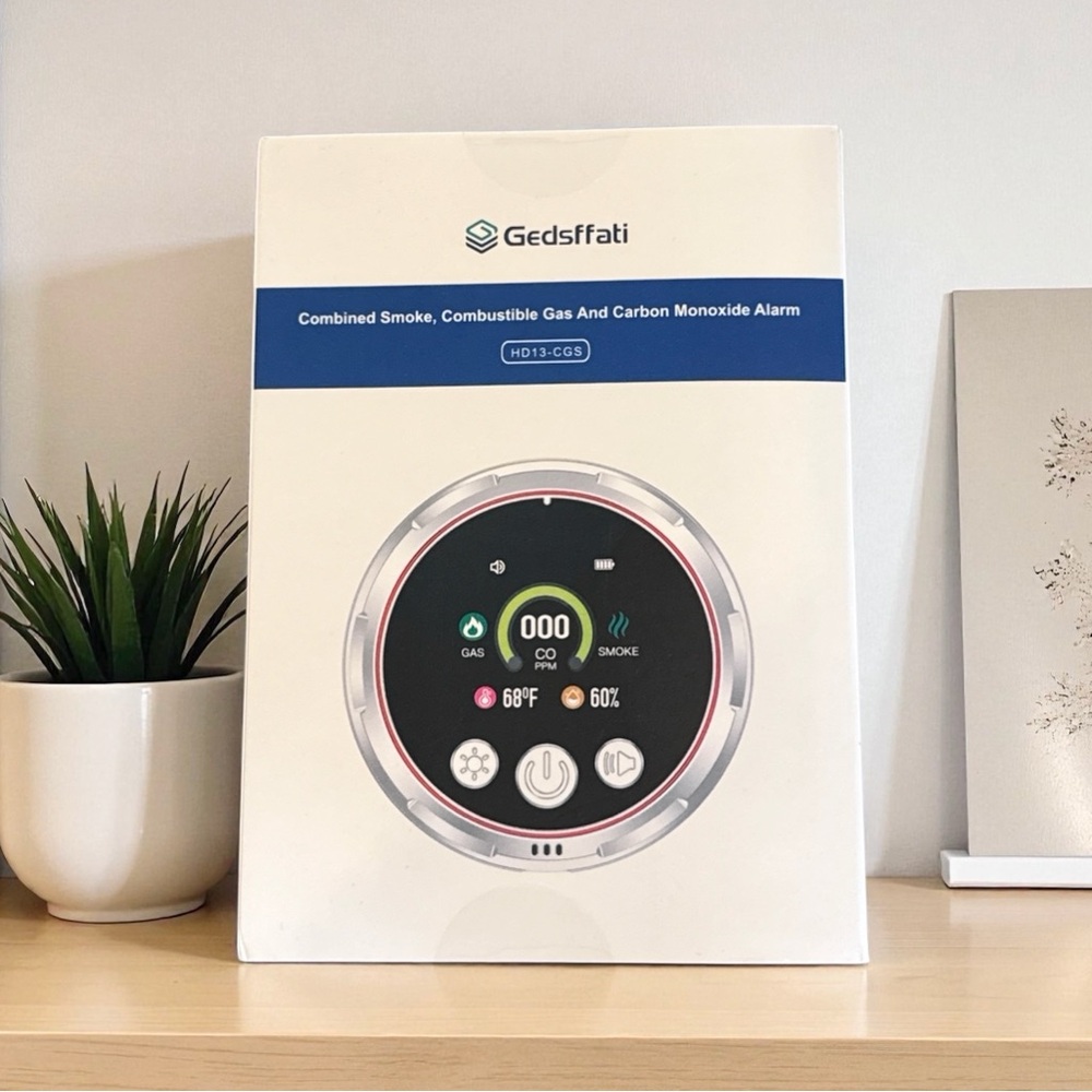 Gedsffati Combined Smoke, Combustible Gas and Carbon Monoxide Alarm NEW